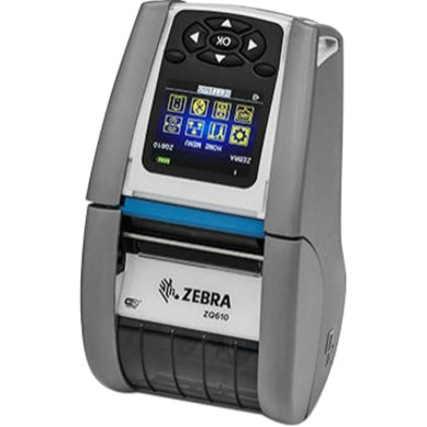 Zebra ZQ610-HC Mobile Direct Thermal Printer - Monochrome - Portable - Receipt Print - Bluetooth - Battery Included