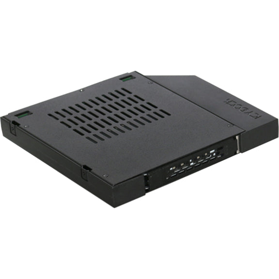 Icy Dock ToughArmor MB411SPO-1B Drive Bay Adapter for 5.25" - Serial ATA/600 Host Interface Internal - Black