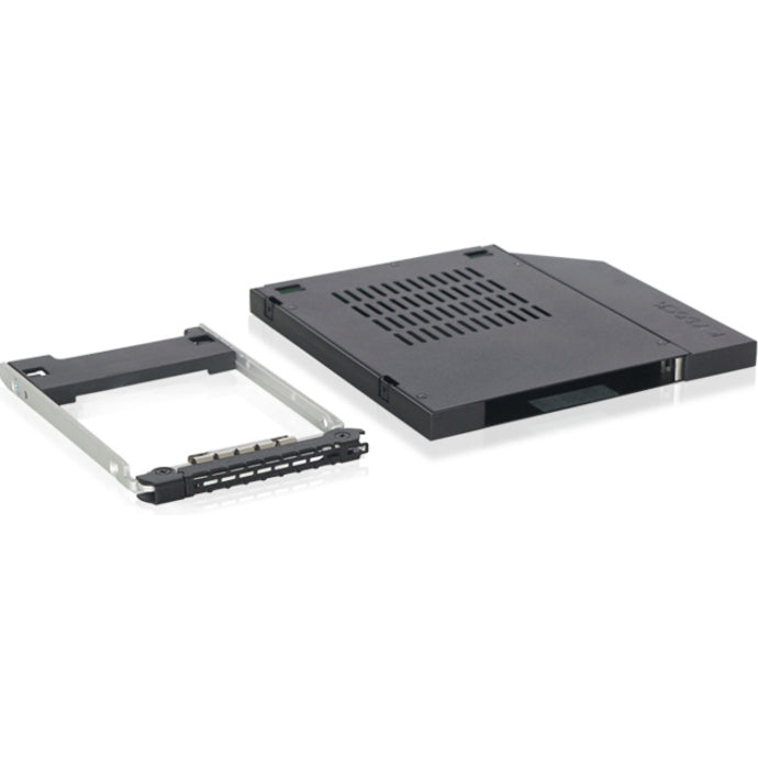 Icy Dock ToughArmor MB411SPO-2B Drive Bay Adapter for 5.25" - Serial ATA/600 Host Interface Internal - Black