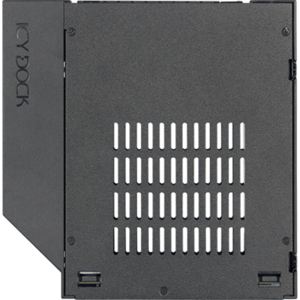 Icy Dock ToughArmor MB411SPO-2B Drive Bay Adapter for 5.25" - Serial ATA/600 Host Interface Internal - Black