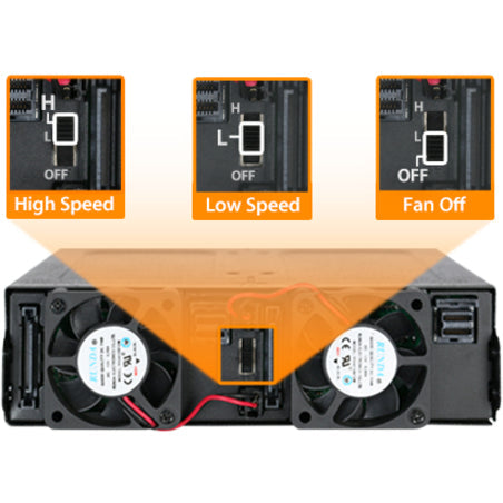 Icy Dock ToughArmor MB998IP-B Drive Enclosure for 5.25" - Mini-SAS HD Host Interface Internal - Black