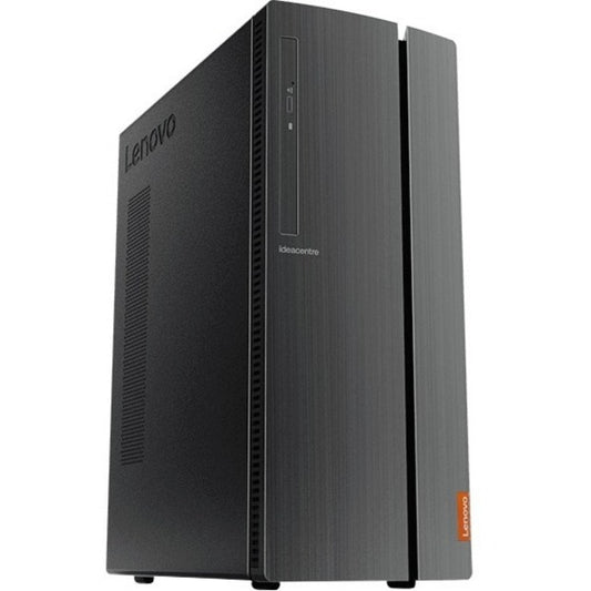 Lenovo IdeaCentre 510A-15ICB 90HV000NUS Desktop Computer - Intel Core i3 8th Gen i3-8100 3.60 GHz - 4 GB RAM DDR4 SDRAM - 1 TB HDD - 16 GB SSD - Tower - Gun Metal