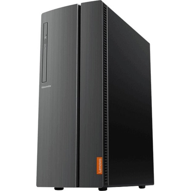 Lenovo IdeaCentre 510A-15ICB 90HV000NUS Desktop Computer - Intel Core i3 8th Gen i3-8100 3.60 GHz - 4 GB RAM DDR4 SDRAM - 1 TB HDD - 16 GB SSD - Tower - Gun Metal