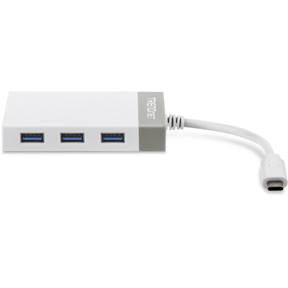 TRENDnet USB-C to Ethernet Gigabit Adapter TUC-ETGH3 USB-C Hub with RJ-45 Gigabit Windows and Mac Compatible 3 x USB 3.0 Ports 1 x Gigabit Ethernet Port Compatible with USB 2.0 and USB 1.1