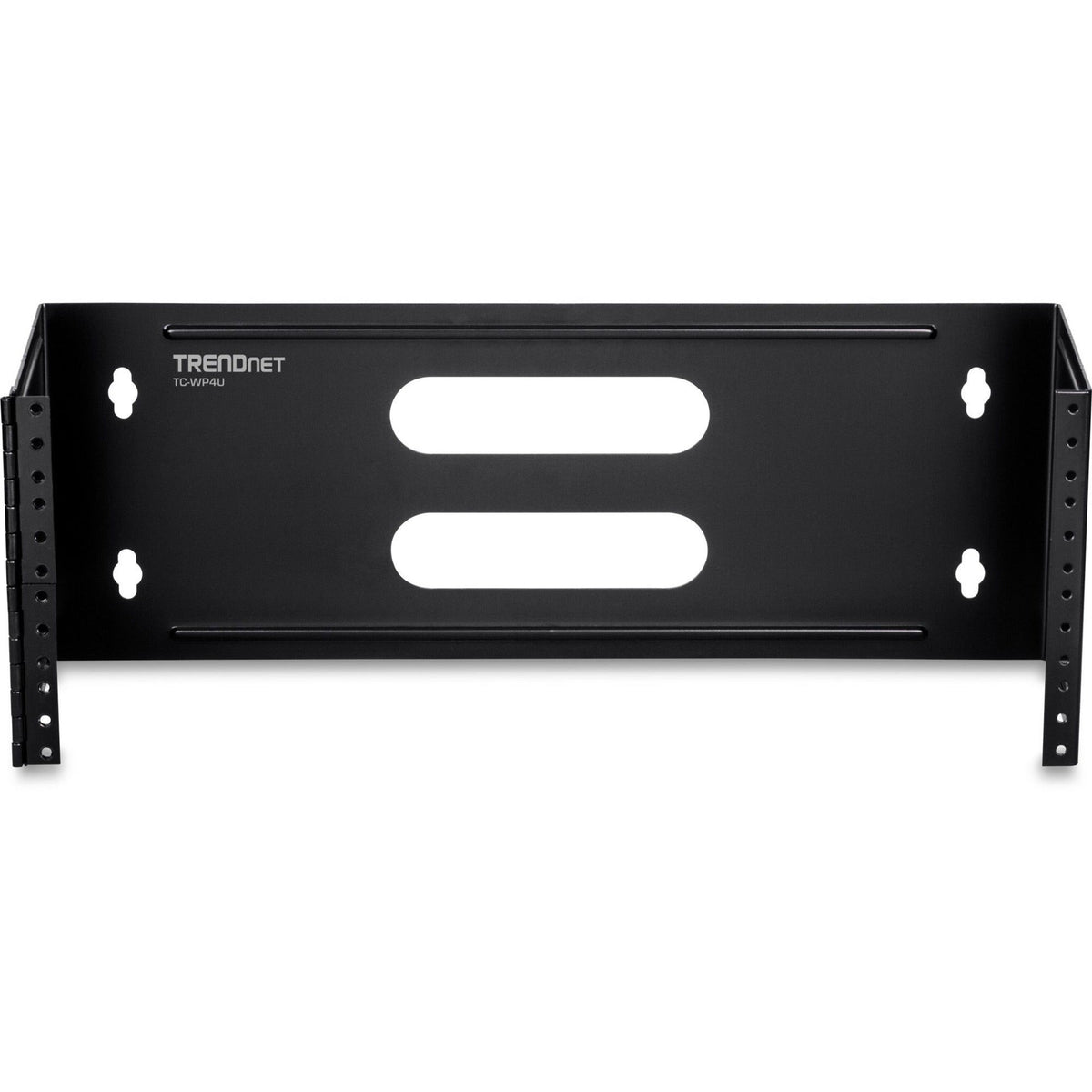 TRENDnet 4U 19-inch Hinged Wall Mount Bracket for Patch Panels and PDU Power Strips TC-WP4U Supports EIA-310 Steel Construction Use with TRENDnet TC-P24C6 & TC-P16C6 Patch Panels (sold separately)
