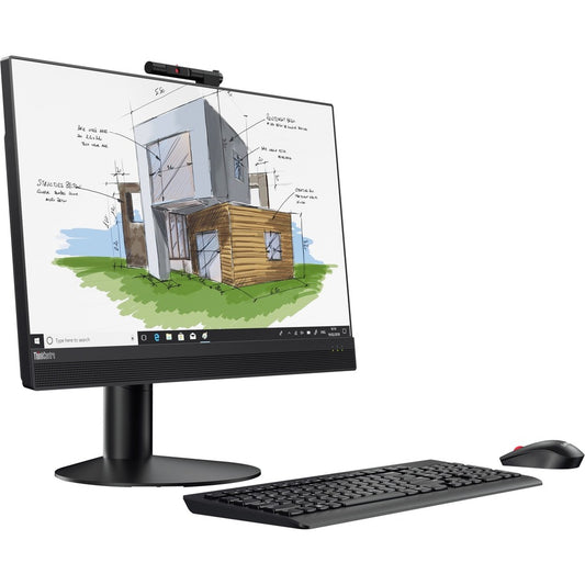 Lenovo ThinkCentre M920z 10S7S09D00 All-in-One Computer - Intel Core i5 8th Gen i5-8500 3 GHz - 8 GB RAM DDR4 SDRAM - 512 GB SSD - 23.8" 1920 x 1080 - Desktop - Business Black