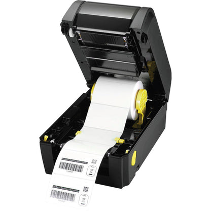 Wasp WPL308 Desktop Direct Thermal/Thermal Transfer Printer - Monochrome - Label Print - Ethernet - USB - Serial