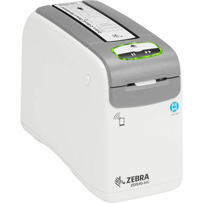 Zebra ZD510-HC Direct Thermal Printer - Monochrome - Portable - Wristband Print - Ethernet - USB - USB Host - Bluetooth - Near Field Communication (NFC) - EU UK - TAA Compliant