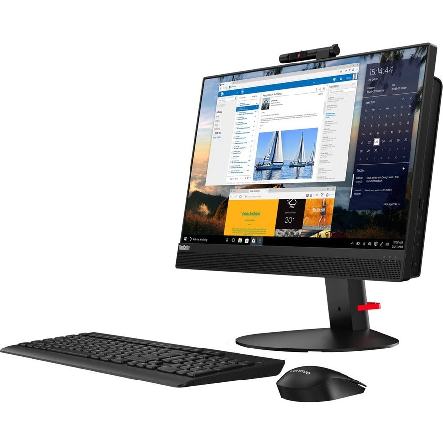 Lenovo ThinkCentre M820z 10SC000YUS All-in-One Computer - Intel Core i3 8th Gen i3-8100 3.60 GHz - 4 GB RAM DDR4 SDRAM - 1 TB HDD - 21.5" 1920 x 1080 - Desktop - Business Black