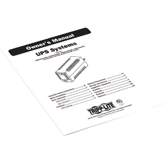 Tripp Lite Line Interactive UPS C13 Outlets (4) - 230V 450VA 240W Ultra-Compact Design