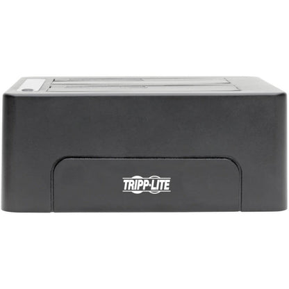 Tripp Lite USB-C to Dual SATA Quick Dock USB 3.1 Gen 2 (10 Gbps) 2.5/3.5 in. HDD/SDD Thunderbolt 3