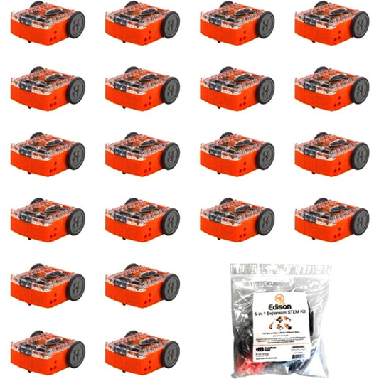 Hamilton Buhl Edison Educational Robot Kit For STEAM Education Robotics and Coding - Set of 2