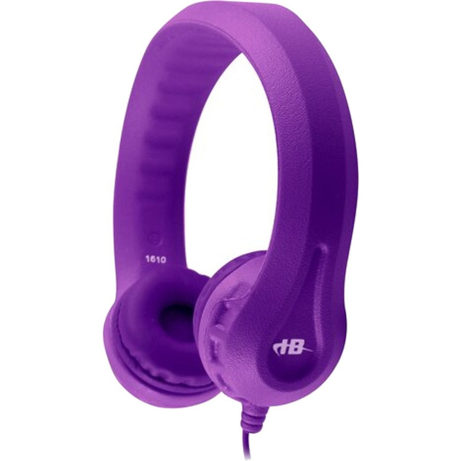 Hamilton Buhl Flex-Phones Single-Construction Foam Headphones - Purple