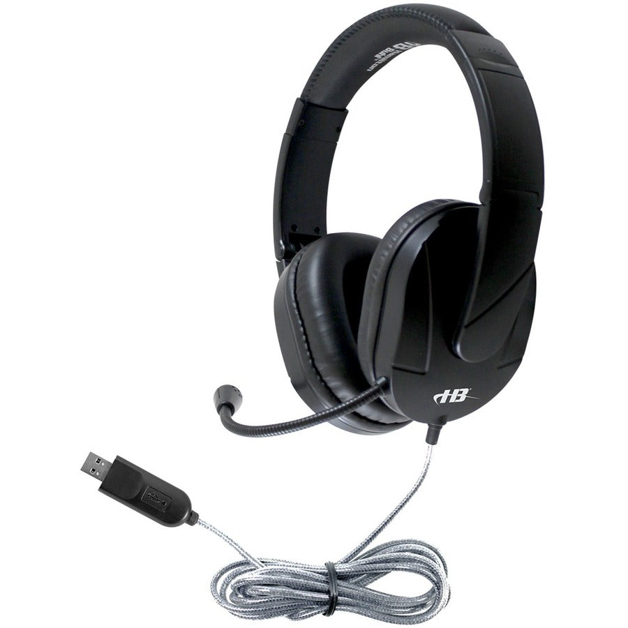 Hamilton Buhl MACH-2 Deluxe-Sized Multimedia Headset With Steel-Reinforced Gooseneck Mic