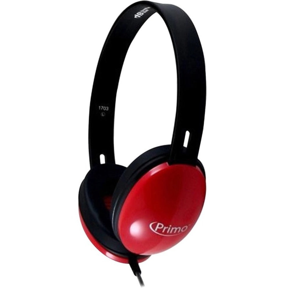 Hamilton Buhl Primo Stereo Headphones - RED