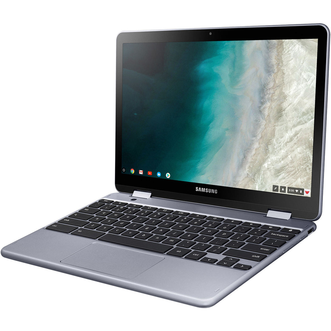 Samsung Chromebook Plus XE521QAB-K01US 12.2" Touchscreen Convertible 2 in 1 Chromebook - 1920 x 1200 - Intel Celeron 3965Y 1.50 GHz - 4 GB Total RAM - 32 GB Flash Memory - Stealth Silver