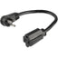 StarTech.com 1ft (0.3m) Power Extension Cord Right Angle NEMA 5-15P to NEMA 5-15R 13A 125V 16AWG Black Outlet Extension Cable