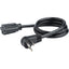 StarTech.com 3ft (1m) Power Extension Cord Right Angle NEMA 5-15P to NEMA 5-15R 13A 125V 16AWG Black Flat Outlet Extension Cable