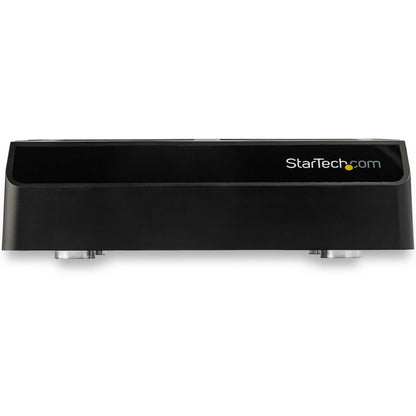 StarTech.com 4-Bay USB 3.1 to SATA Hard Drive Docking Station 2.5/3.5" SATA III (6Gbps) SSD/HDD Dock 10Gbps Top Loading Drive Bay