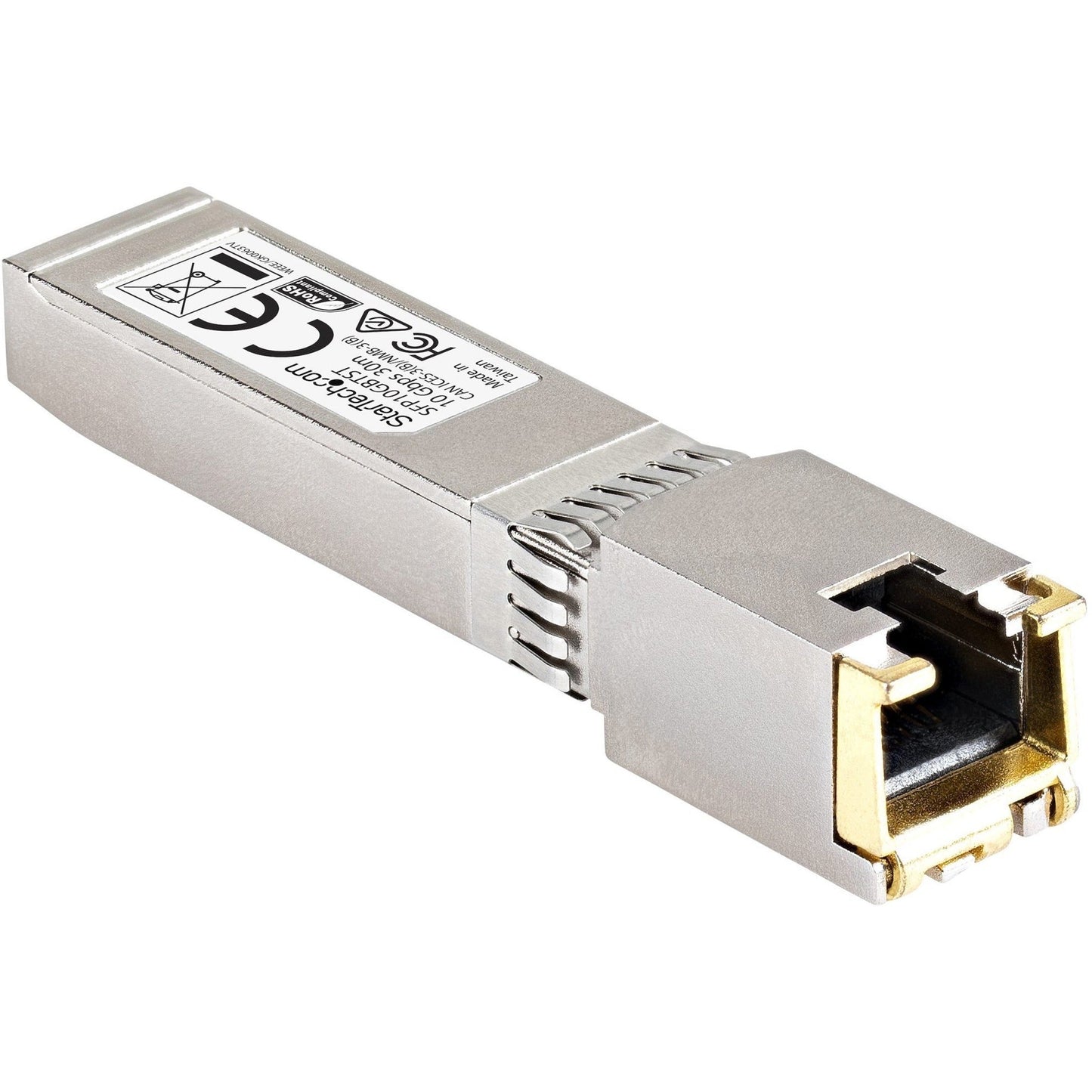 StarTech.com Cisco SFP-10GB-TC Compatible SFP+ Module - 10GBASE-T - 10GE Gigabit Ethernet SFP+ SFP to RJ45 Cat6/Cat5e Transceiver - 30m