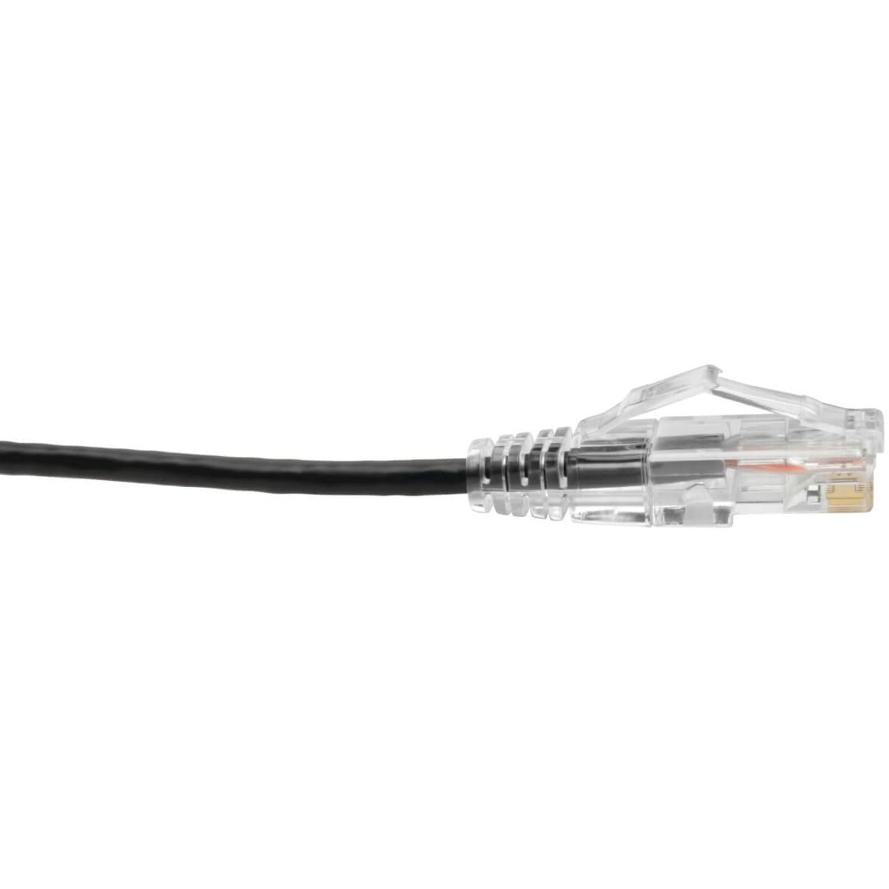 Tripp Lite Cat6 Gigabit Snagless Slim UTP Ethernet Cable (RJ45 M/M) PoE Black 2 ft. (0.61 m)
