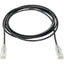 Tripp Lite Cat6 Gigabit Snagless Slim UTP Ethernet Cable (RJ45 M/M) PoE Black 10 ft. (3.05 m)