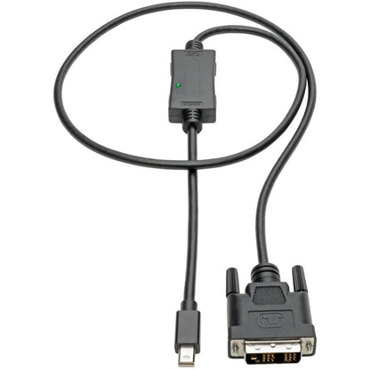 Tripp Lite Mini DisplayPort 1.2 to DVI Adapter Cable (M/M) 1080p 3 ft. (0.9 m)