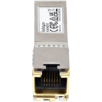 StarTech.com HPE 813874-B21 Compatible SFP+ Module - 10GBASE-T - 10GE Gigabit Ethernet SFP+ to RJ45 Cat6/Cat5e - 30m