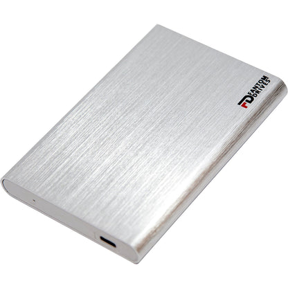 Fantom Drives 1TB Portable SSD - G31 - USB 3.2 Type-C 560MB/s Plug & Play for Mac Aluminum Silver CSD1000S-M