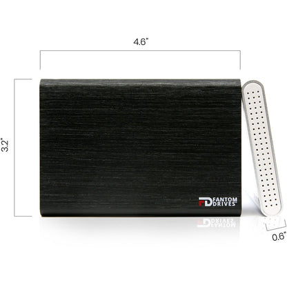 Fantom Drives 250GB Portable SSD - G31 - USB 3.2 Type-C 560MB/s Plug & Play for Mac Aluminum Silver CSD250S-M
