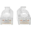 Tripp Lite Cat6 Gigabit Snagless Slim UTP Ethernet Cable (RJ45 M/M) PoE Gray 6-in. (15.24 cm)