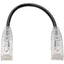Tripp Lite Cat6 Gigabit Snagless Slim UTP Ethernet Cable (RJ45 M/M) PoE Black 6-in. (15.24 cm)