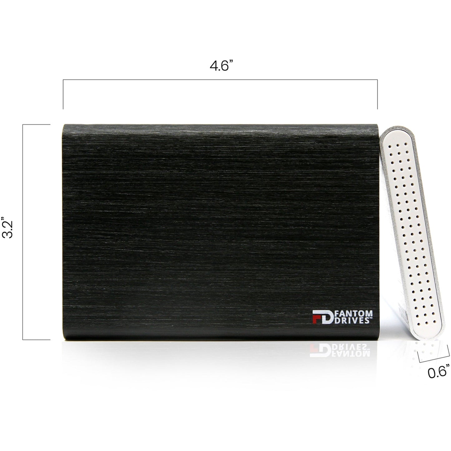 Fantom Drives 2TB Portable SSD - G31 - USB 3.2 Type-C 560MB/s Plug & Play for Mac Aluminum Silver CSD2000S-M