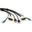 Black Box DVI KVM Cable - USB A-B 3.5mm Audio 6-ft. (1.8-m)