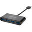 4PORT UH4000 USB 3.0 HUB BLACK 