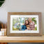 Aluratek 10 inch Distressed Wood Digital Photo Frame with Auto Slideshow Feature