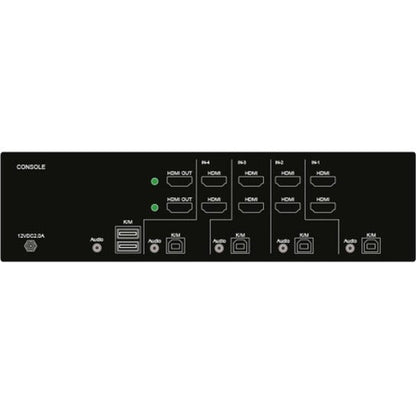 Black Box NIAP 3.0 Secure 4-Port Dual-Head HDMI KVM Switch