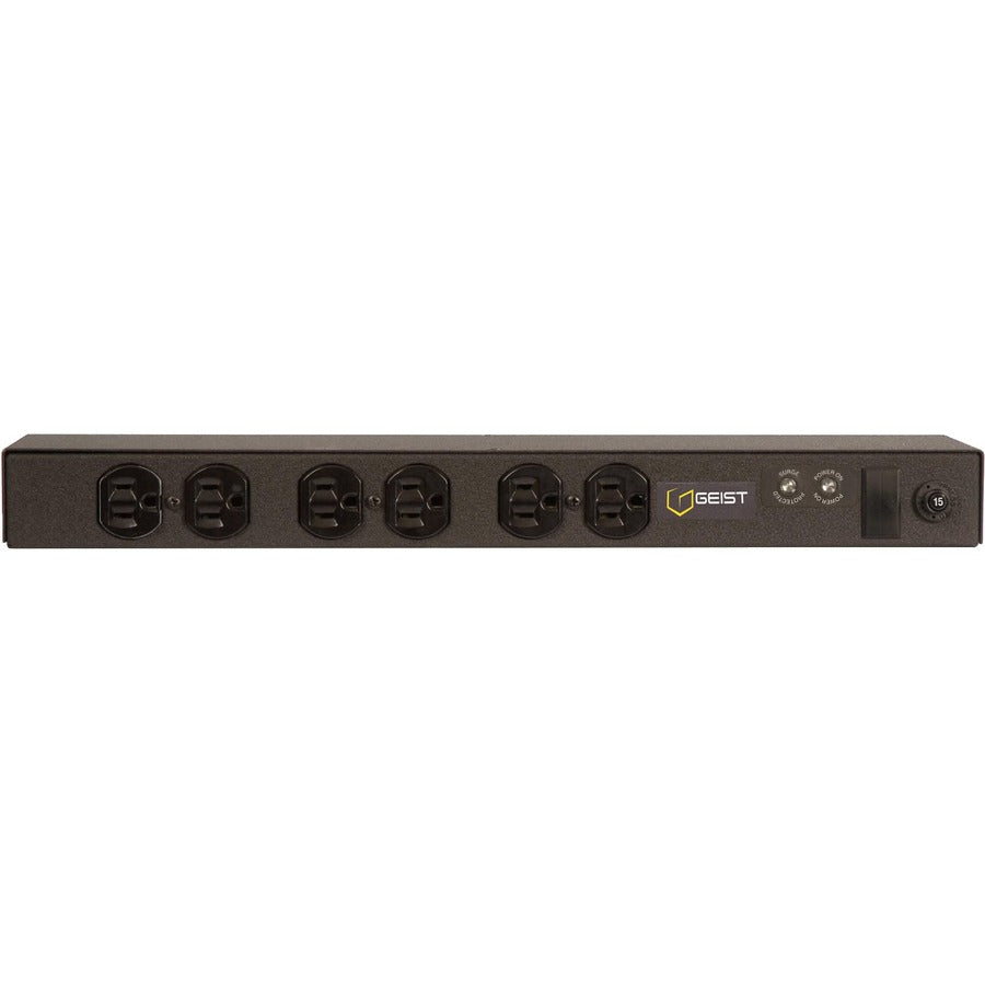 PDU BASIC SURGE 1U 15A 120V (6)