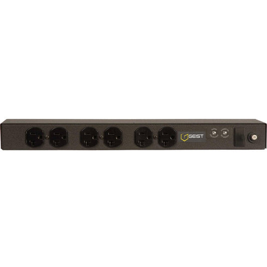 PDU BASIC SURGE 1U 20A 120V (6)