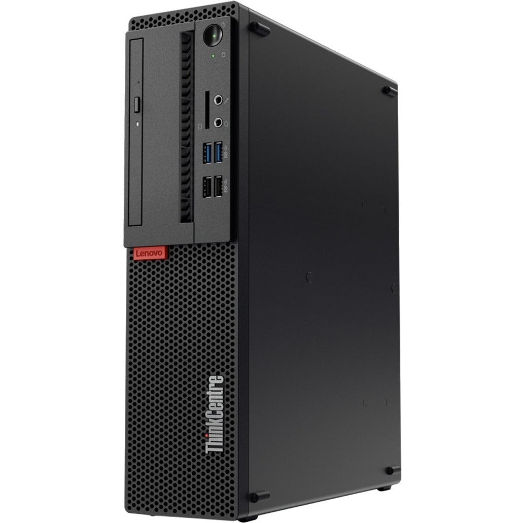 Lenovo ThinkCentre M725s 10VT000JUS Desktop Computer - AMD Ryzen 5 PRO 2400G 3.60 GHz - 8 GB RAM DDR4 SDRAM - 1 TB HDD - Small Form Factor - Black