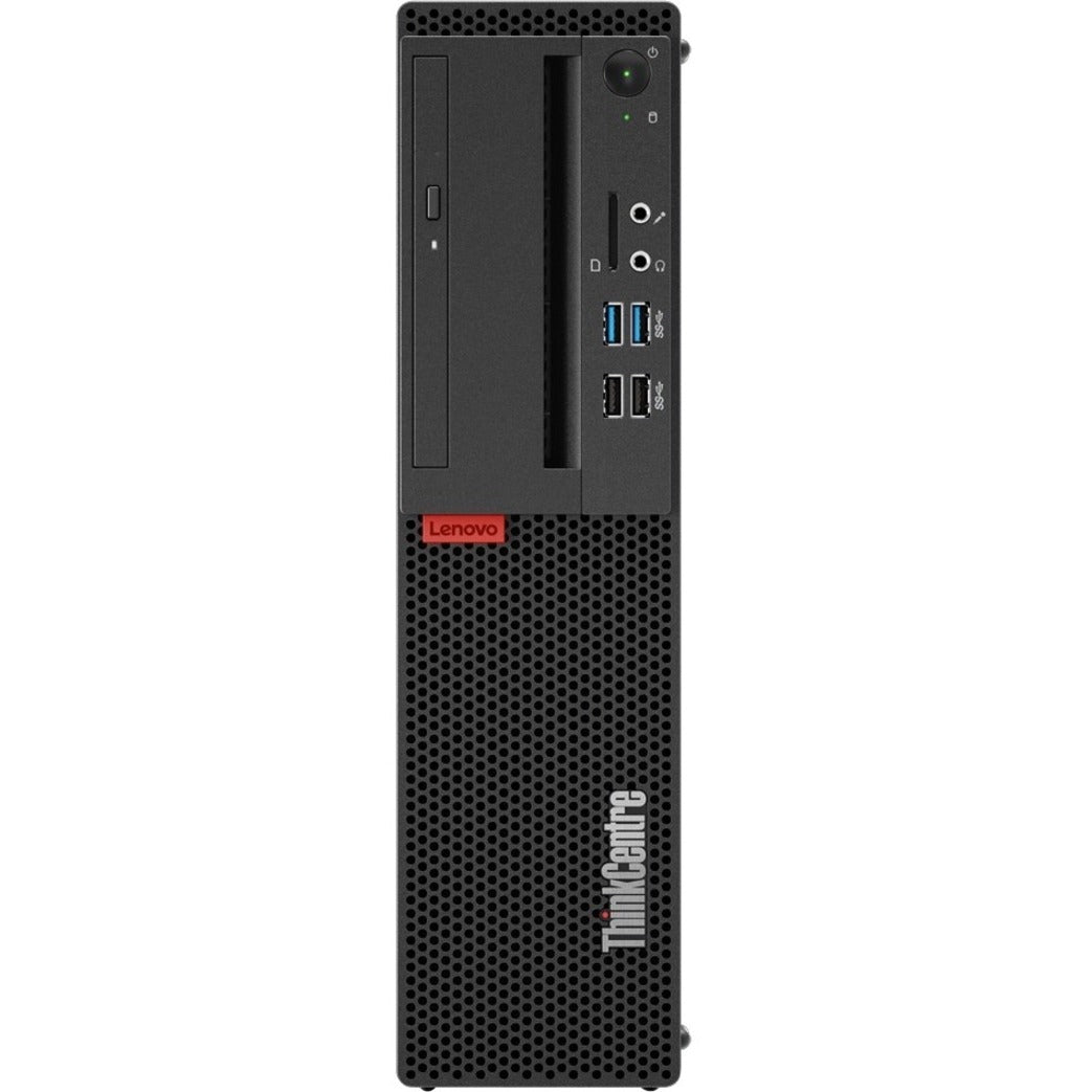 Lenovo ThinkCentre M725s 10VT000JUS Desktop Computer - AMD Ryzen 5 PRO 2400G 3.60 GHz - 8 GB RAM DDR4 SDRAM - 1 TB HDD - Small Form Factor - Black