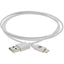 Kramer Apple USB Sync & Charging Cable with Lightning Connector - White