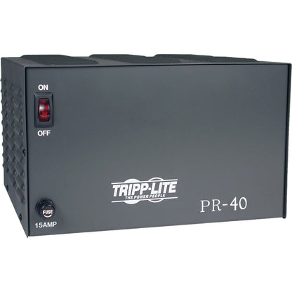 Tripp Lite TAA-Compliant 40-Amp DC Power Supply 13.8VDC Precision Regulated AC-to-DC Conversion