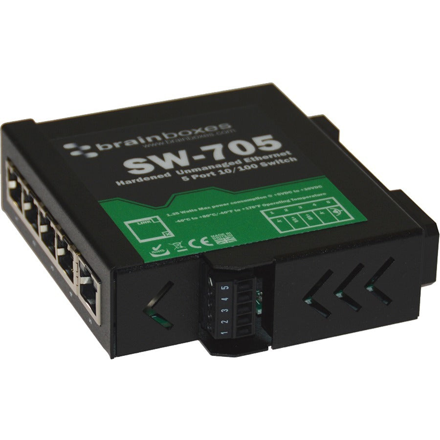 HARDENED 5PORT ETHERNET SWITCH 