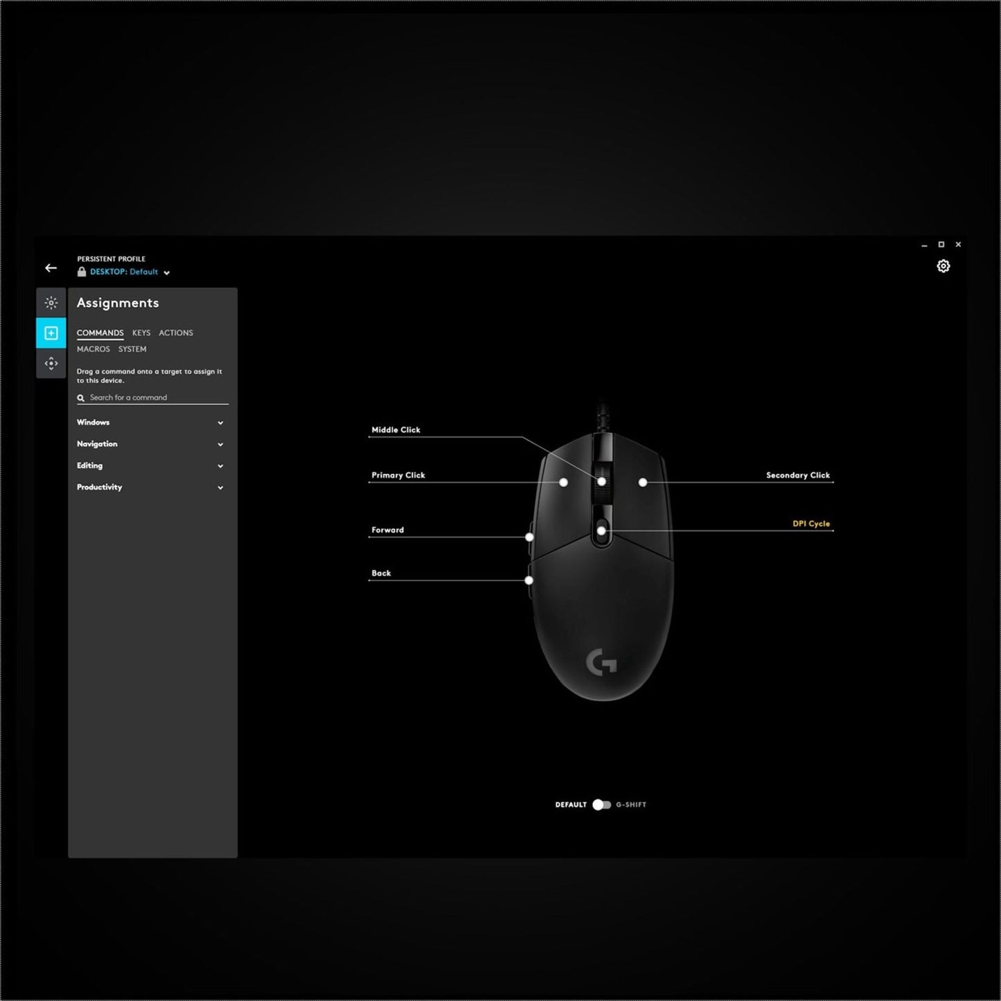 Logitech Pro Gaming Mouse