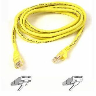 3FT CAT6 YELLOW SNAGLESS PATCH 