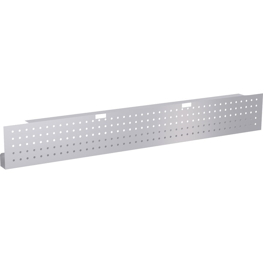 Lorell Training Table Steel Silver Modesty Panel