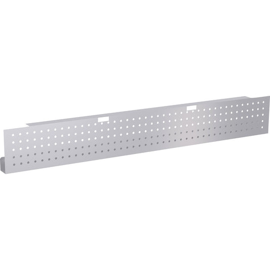 Lorell Training Table Steel Silver Modesty Panel