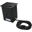 Wiremold InteGreat A/V Table Box With USB Cord Ended Black