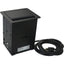 Wiremold InteGreat A/V Table Box With USB Cord Ended Black